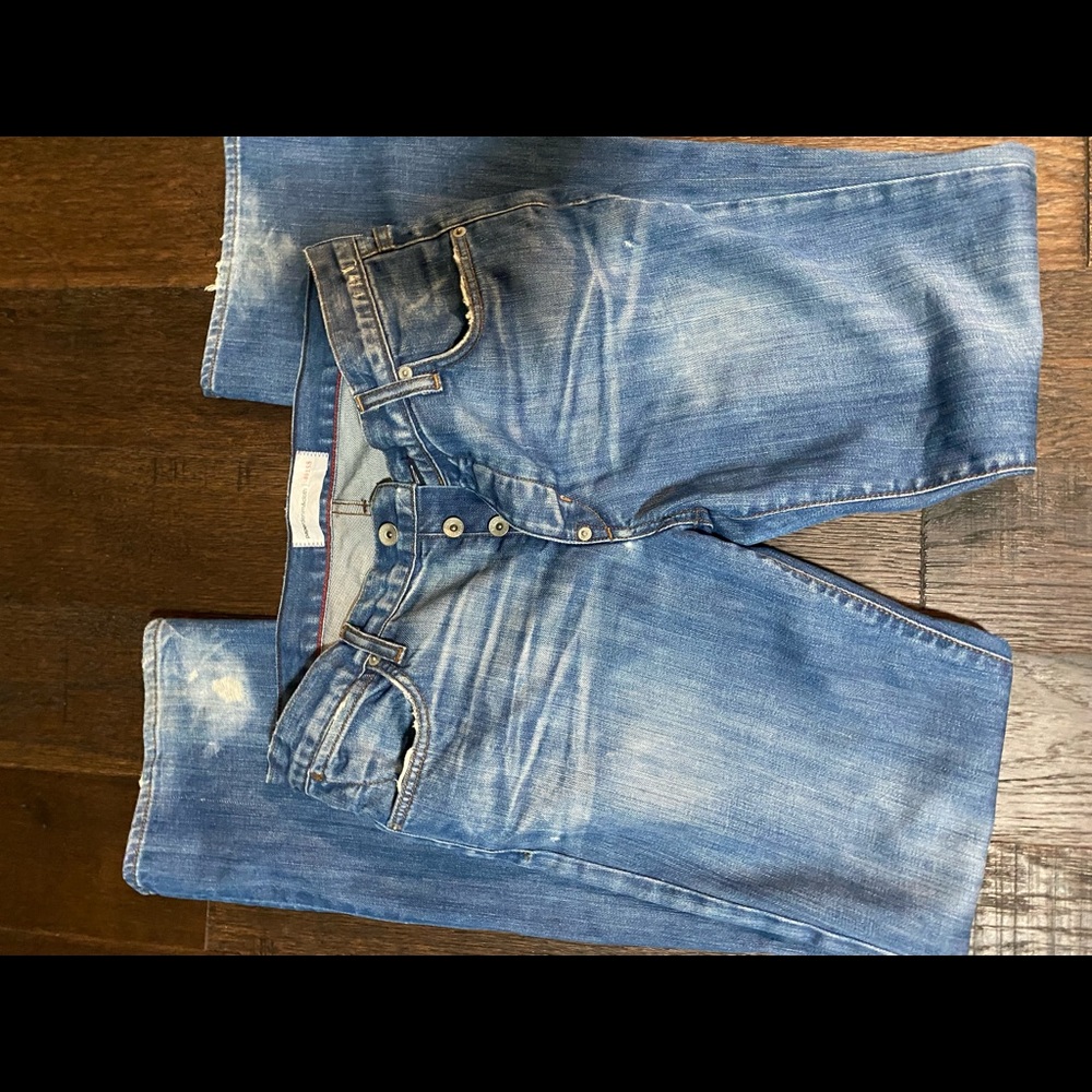 Paper denim and cloth jeans